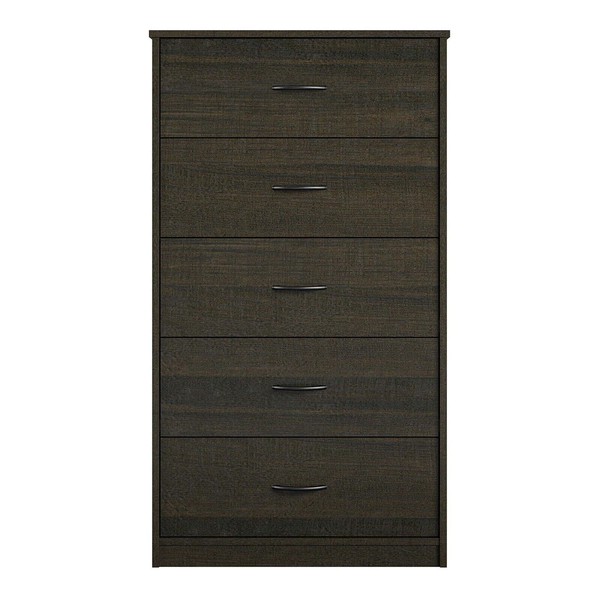 Mainstays 5 Drawer Dresser Espresso for sale online eBay