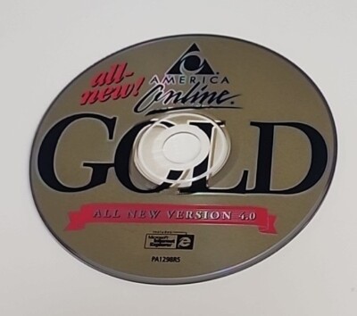 AOL America Online 4.0 Gold Pristine CD-ROM 1999 Include MS Internet Explorer