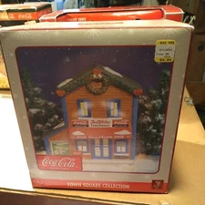 2004 Town Square Coca Cola Light House - True Value Hardware Christmas 