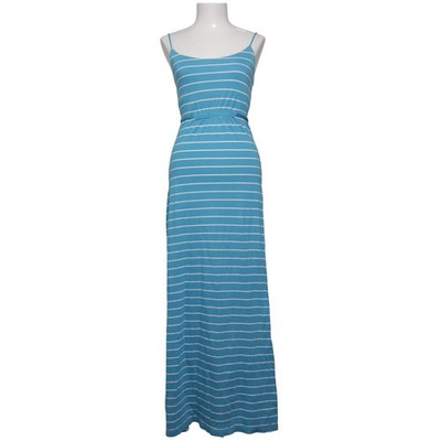 Tommy Hilfiger, Maxikleid, Größe: XS, Blau/Weiß, Baumwolle/Modal, Streifen #RoA