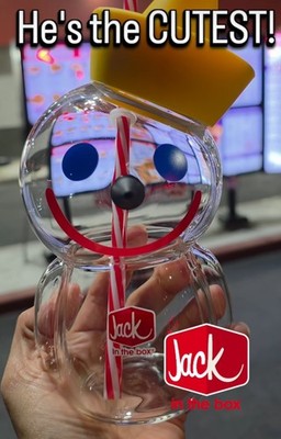 Jack in the Box GLASS Jack Sipper 2026 Limited Edition Brand New