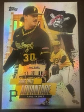 PAUL SKENES Home Field Advantage! 2025 TOPPS SERIES 2 SSP - Rare CASE HIT HA-35