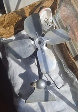 DASH MOUNT 9.5" FAN CAR TRUCK TRACTOR BOAT Made In USA 4Blade 12DC 600-7 Vintage