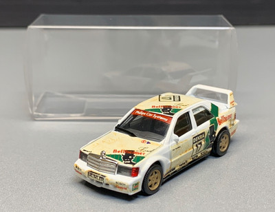 MB Mercedes 190 E 2.5 -16 #17 Manthey racing car Bellheimer Bier Herpa H0 1:87