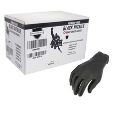 6 MIL, Textured Black Nitrile Exam Powder-Free Gloves 1000 Pieces, 2XL