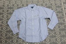 New Ralph Lauren Boy's Button Down Shirt / Oxford - Size 14 - Blue