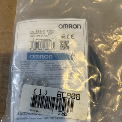 New Omron E2E-X1R5E2 Proximity Switch 12-24VDC 1.5MM Detecting Distance