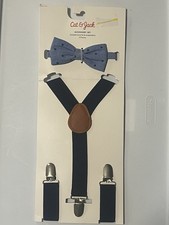 NWT Cat  Jack As Accessory Set Includes Bow Tie  Suspender 2 Pieces  617