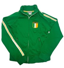 Girls Large Full Zip Selfesteem Green Ireland Sweatshirt