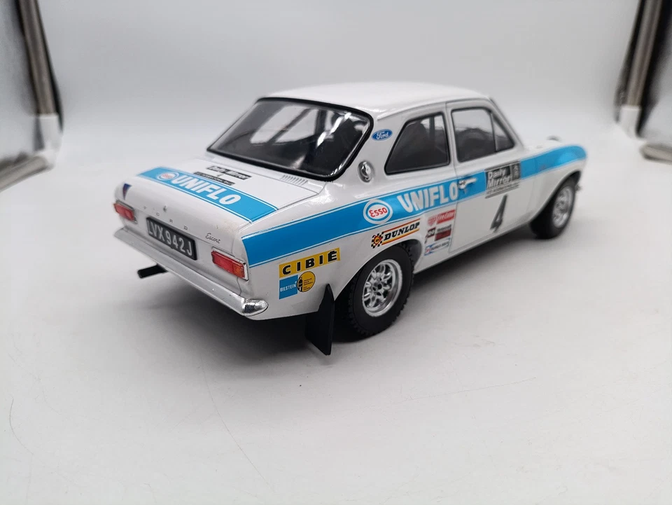 Ford Escort RS 1600 Rally Rac 1972 #4 Mason 1/18 Ixo Models Altaya - Immagine 4 di 4