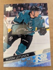 2020-21 Upper Deck - Young Guns Maxim Letunov #487 (RC) A4