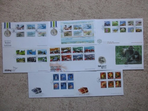GUERNSEY - 2007 THE COLLECTION OF 8 FIRST DAY COVERS, CAT £84