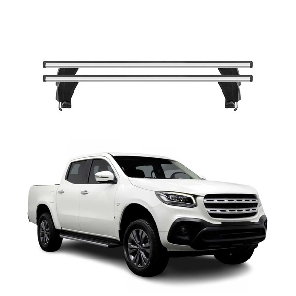 Menabo DachträGer GrundtäGer FüR Mercedes X Klasse W470 2017-2020 Alu Silber-image