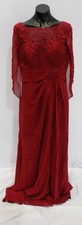 Azazie Women's Hera A-Line Capelet Chiffon Bridesmaid Dress LB3 Burgundy Size 12