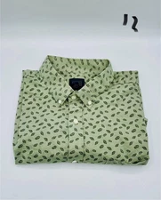 14th Union Men's Short Sleeve Button-Down Fruit Pattern