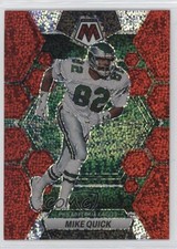 2023 Panini Mosaic Red Sparkle Prizm Mike Quick #200 1f60