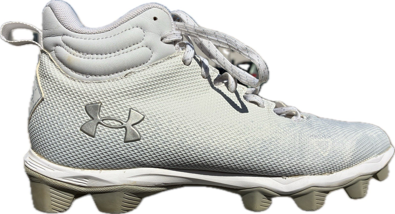 Under Armour Spotlight Clone 3.0 MC White Kelly Green for sale | eBay