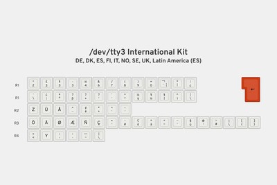 Drop + Matt3o /dev/tty MT3 Keycap Set R3 - International Kit | eBay