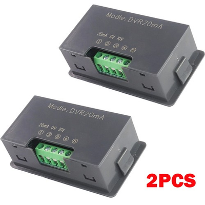 #ad 2Pcs Digital Display 0 10V 4 20mA 0 20mA V A Analog Input Meters For Sensor HOT $24.48