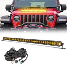 32inch Led Light Bar Spot Flood Combo Work Offroad Light Amber 4wd Truck Wiring 32inch Led Light Bar Spot Flood Combo Work Offroad Light Amber 4wd Truck Wiring
