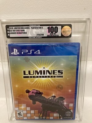 VGA 100 Super Rare LUMINES PS4 Perfect GEM MINT Sealed Box Wata 10,PSA Sony Nib