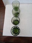 Set of 4 Vintage Fostoria Virginia Green 4" Tumbler Glass - Juice Wine Water — photo 2