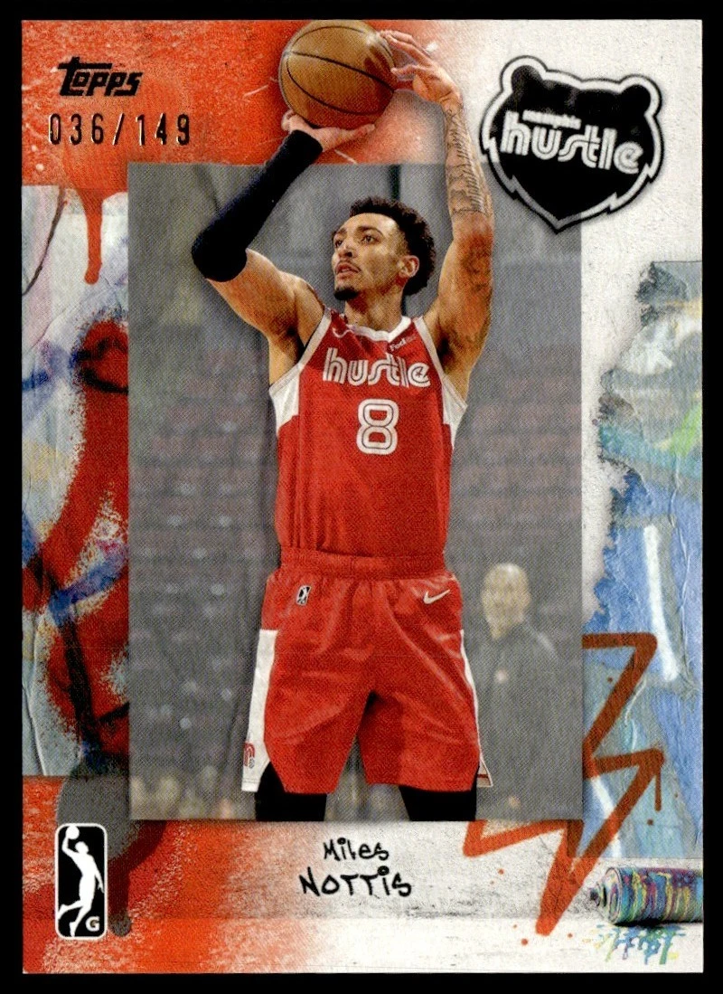 2024-25 Topps G-League Orange Miles Norris 036/149 #50