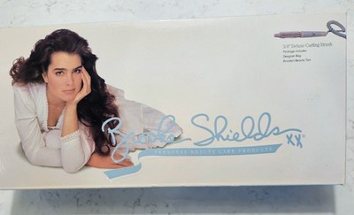 Very Rare vintage 1987 Brooke Sheilds Curling Iron Orig. Box W Bag, Beauty Tips