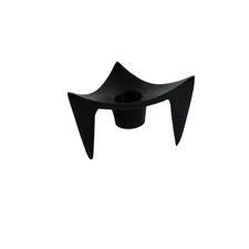 New DANSK Vintage Set Of 6 Metal Triangle Candle Holders JHQ Made in India