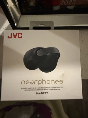 JVC Nearphones - Open Ear True Wireless Headphones HA-NP1T - Ice Gray - New!