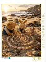 Calvendo Puzzle The Circle Of Shells | 2000 Pieces, Finished Size 35.4 × 26.4 In