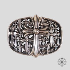 Chrome Hearts Cemetery Cross Buckle in Silver