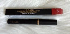 MAC Powder Kiss Velvet Blur Slim Stick Lipstick ~ 889 RUBY NEW ~0.07oz/2g Full S