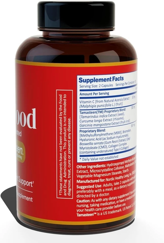 Comida para articulaciones como se ve en la televisión|Alimentado por comida para articulaciones Tamasteen clínicamente estudiada 180 Foto 3 de 4