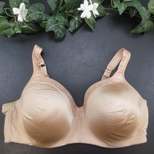 Playtex Bra Women's Nude 42D Underwire Full Coverage Adjustable Straps