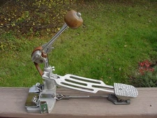 ROGERS DRUMS 395-R Swiv-O-Matic Drum one piece PEDAL w/ wood beater #4 free ship