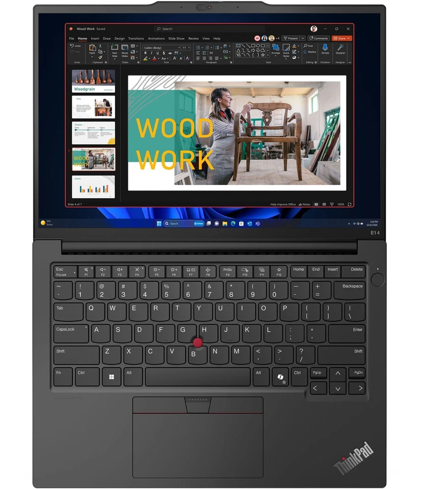 Lenovo TP E14 G6 14.0" IPS WUXGA Ryzen 7 7735U 2.70GHz 32GB DDR5 1TB SSD W11P - Image 4 of 4