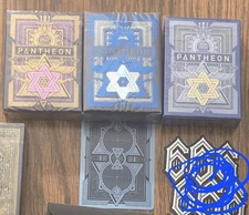 pantheon original, azure, and caelum Playing Card Set New