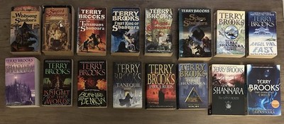 Terry Brooks Paperback Book Bundle x16 Books Shannara Chronicle Fantasy Sci-Fi