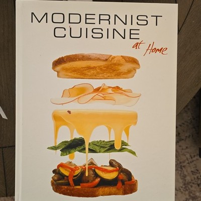 Modernist Cuisine at Home Hardcover Illustrated Nonfiction Cooking Cookbook