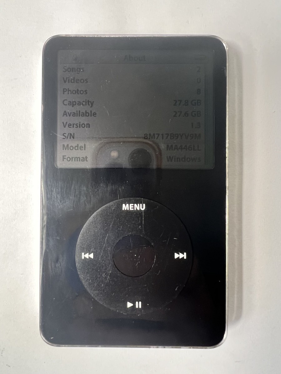 Apple iPod Classic Video 5th 5.5 Gen. (30GB) A1136 Black MA446LL/A