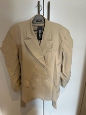 Boohoo Petite Balloon Sleeve Belted Blazer Dress – Size L – New with Tags