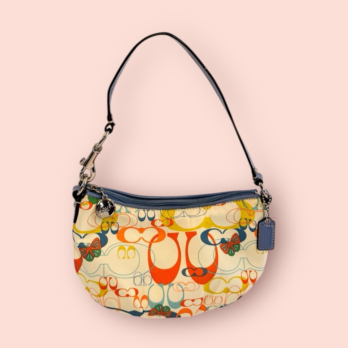 COACH Y2K Vintage Optic Signature C Butterfly Small Shoulder