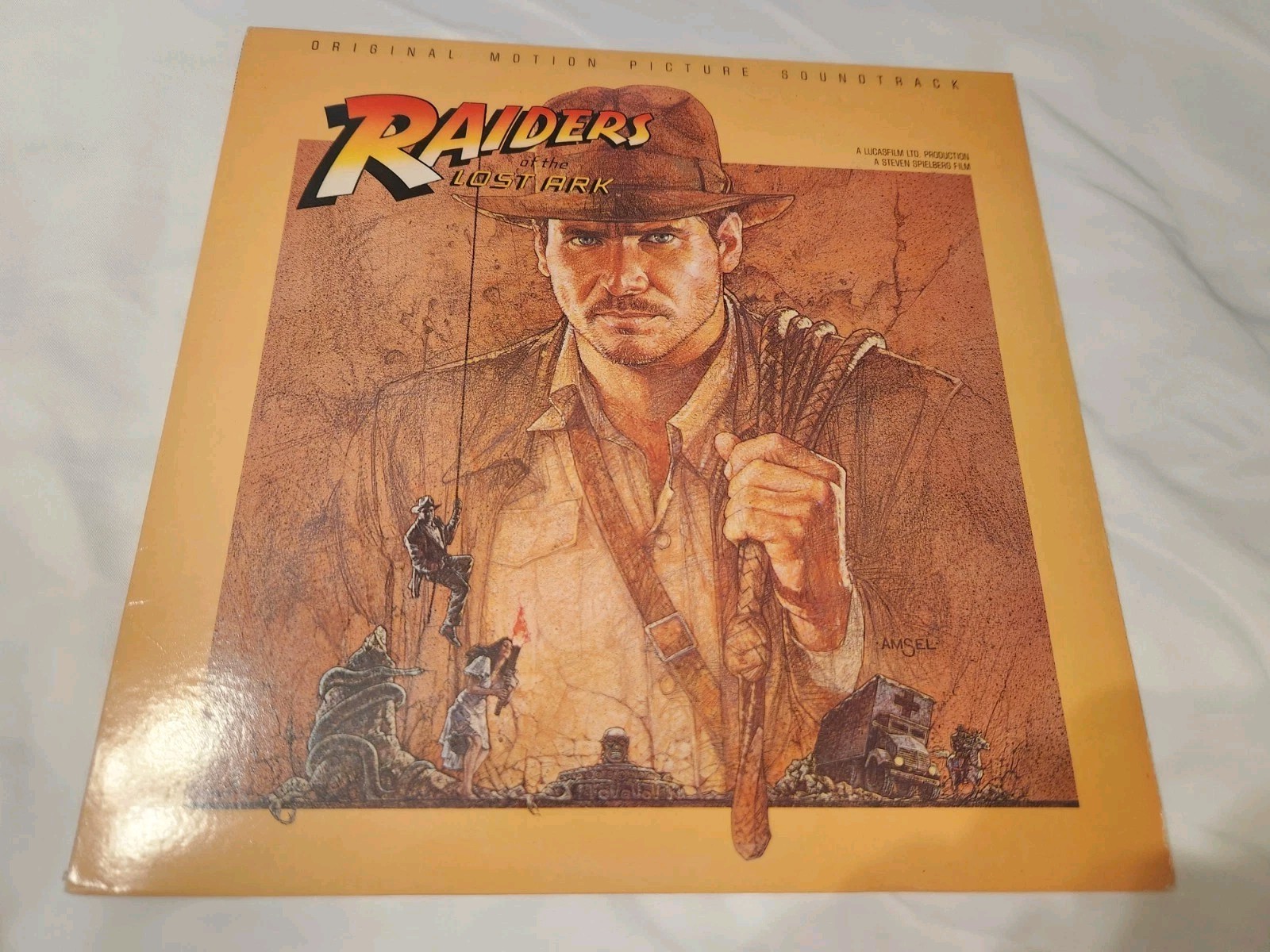 Raiders of the Lost Ark Soundtrack Vinyl Indiana Jones original 1981 pressing EX