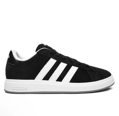 NEW W/O BOX Adidas Grand Court 00s K Black White Gum SZ 6.5 JH6178 - Image 1 of 4