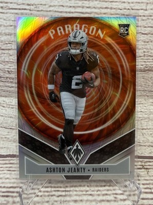 2025 Phoenix Ashton Jeanty Paragon Silver Las Vegas Raiders Rookie