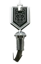 Header Panel Hood Ornament Emblem Fits 1981-86 Monte Carlo 14021446 Chrome Black