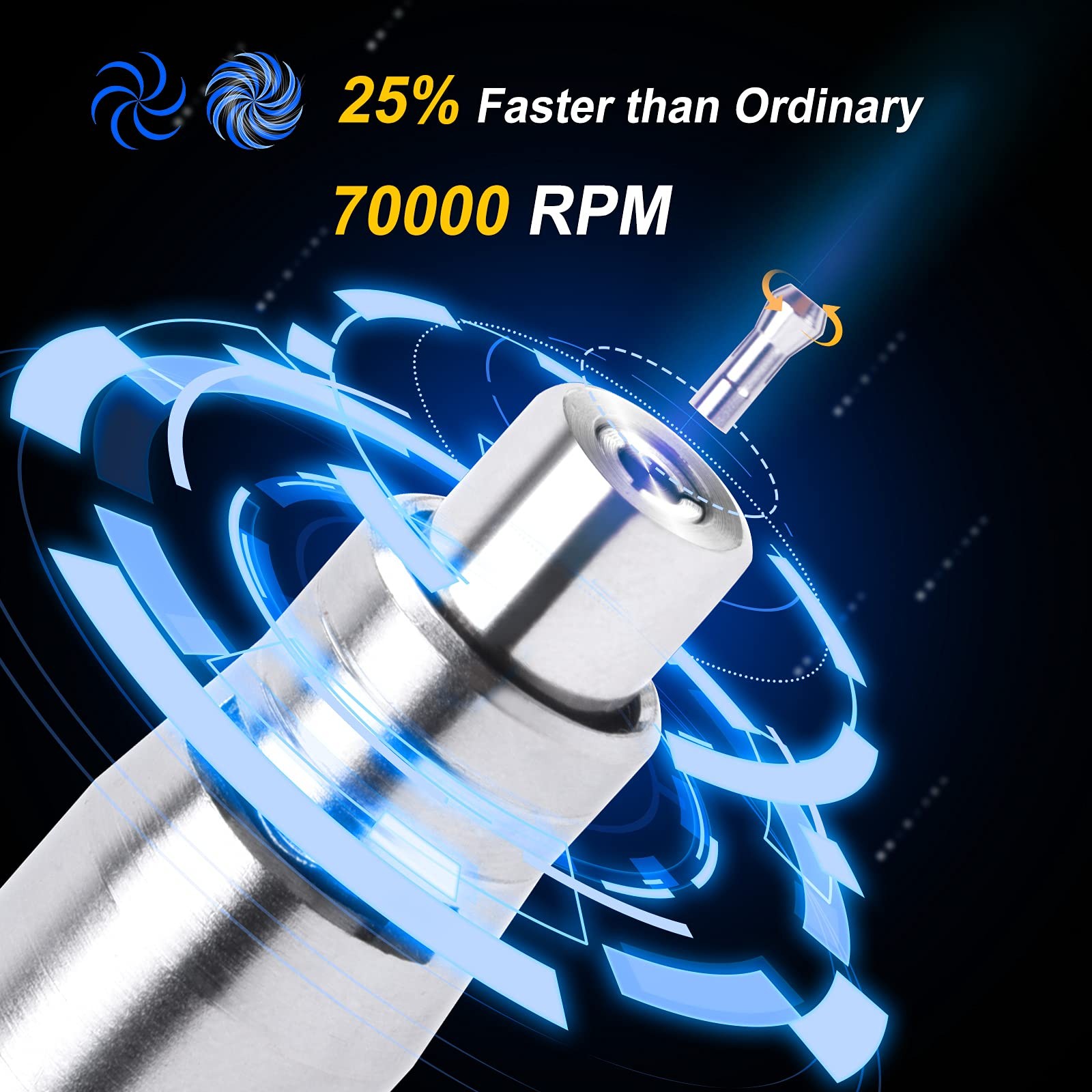 YON.SOU. 18Pcs Pencil Die Grinder Air Tool 1/8" Pneumatic Engraving Pen 70,00...