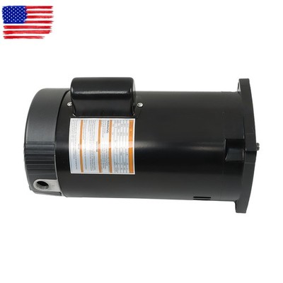 2HP Square Flange Pool Pump Motor 230V Threaded Shaft Swimming Pool Pump B2855