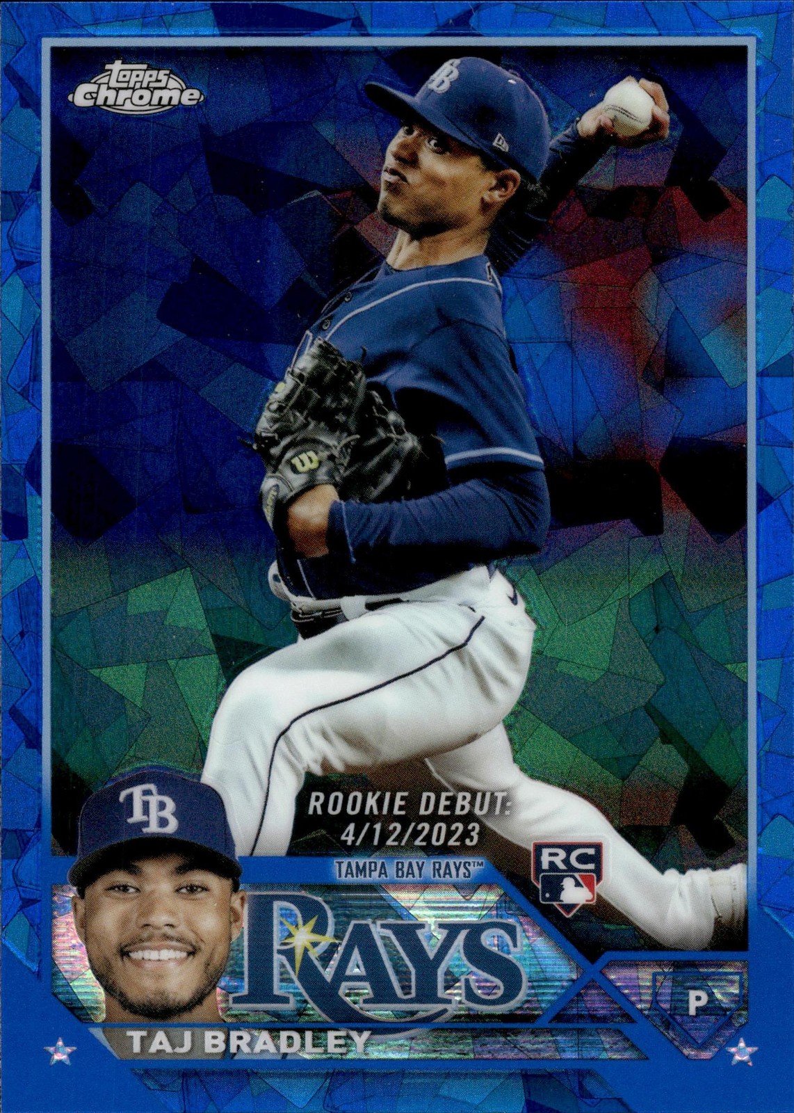 2023 Topps Chrome Update Sapphire Edition #USCS3 Taj Bradley
